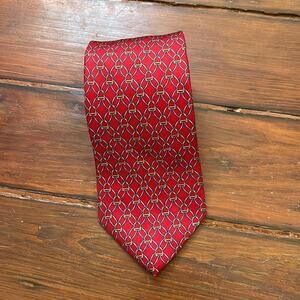 Brooks Brothers 100% silk printed neck tie